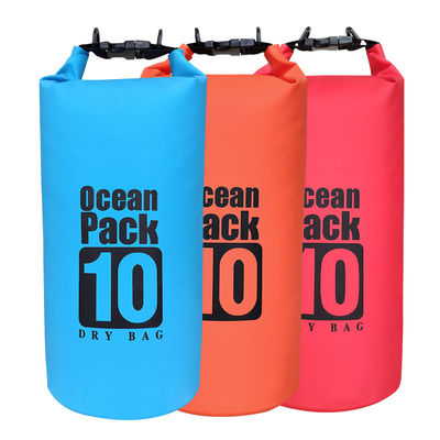 500D PVC 연수 저항하는 건조 자루 어업 스포츠 ODM를 위한 10 리터